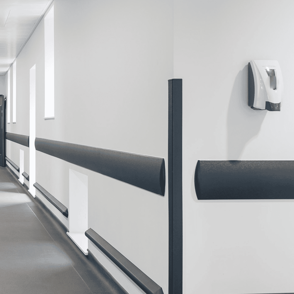 WGS200C - 200mm Wall Guard with Continuous Retainer - Image 2