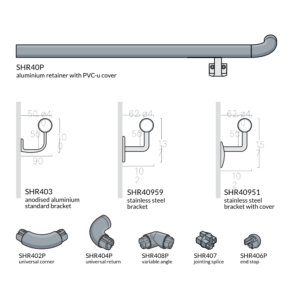 SHR40P Handrail